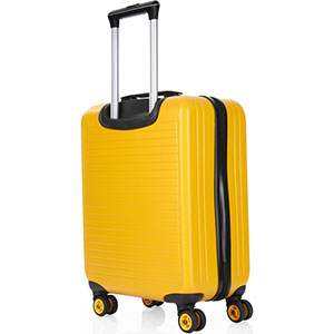 مجموعه سه عددی چمدان نشنال جئوگرافیک مدل N 2002 Abs زرد